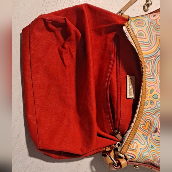 DOONEY & BOURKE LUCY PURSE RAINBOW SWIRLS - Picture 13 of 16